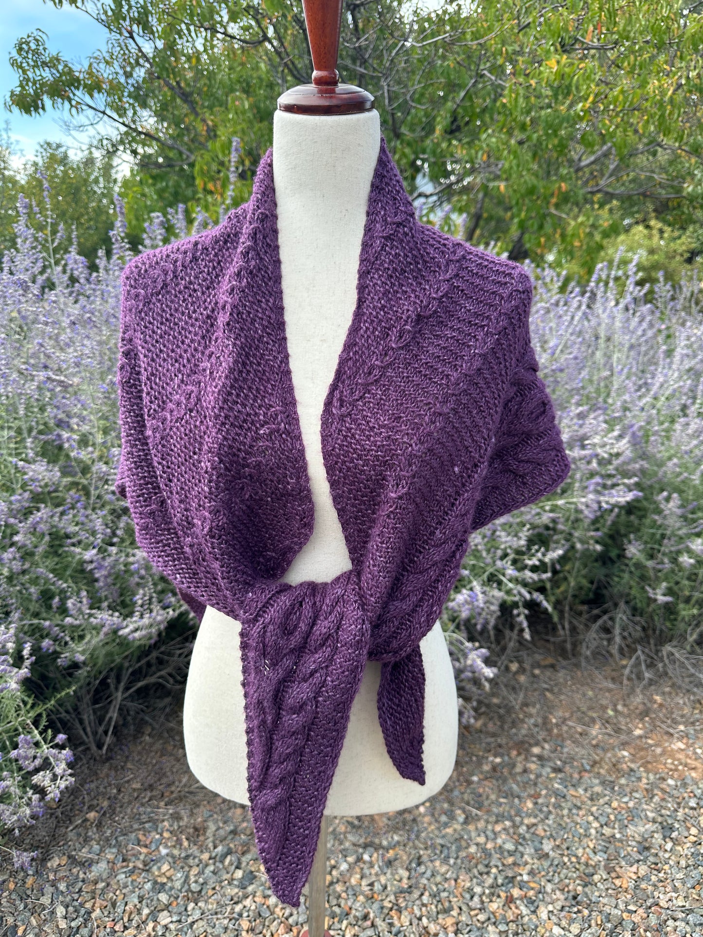 Scarf/Wrap/Shawl-purple XO