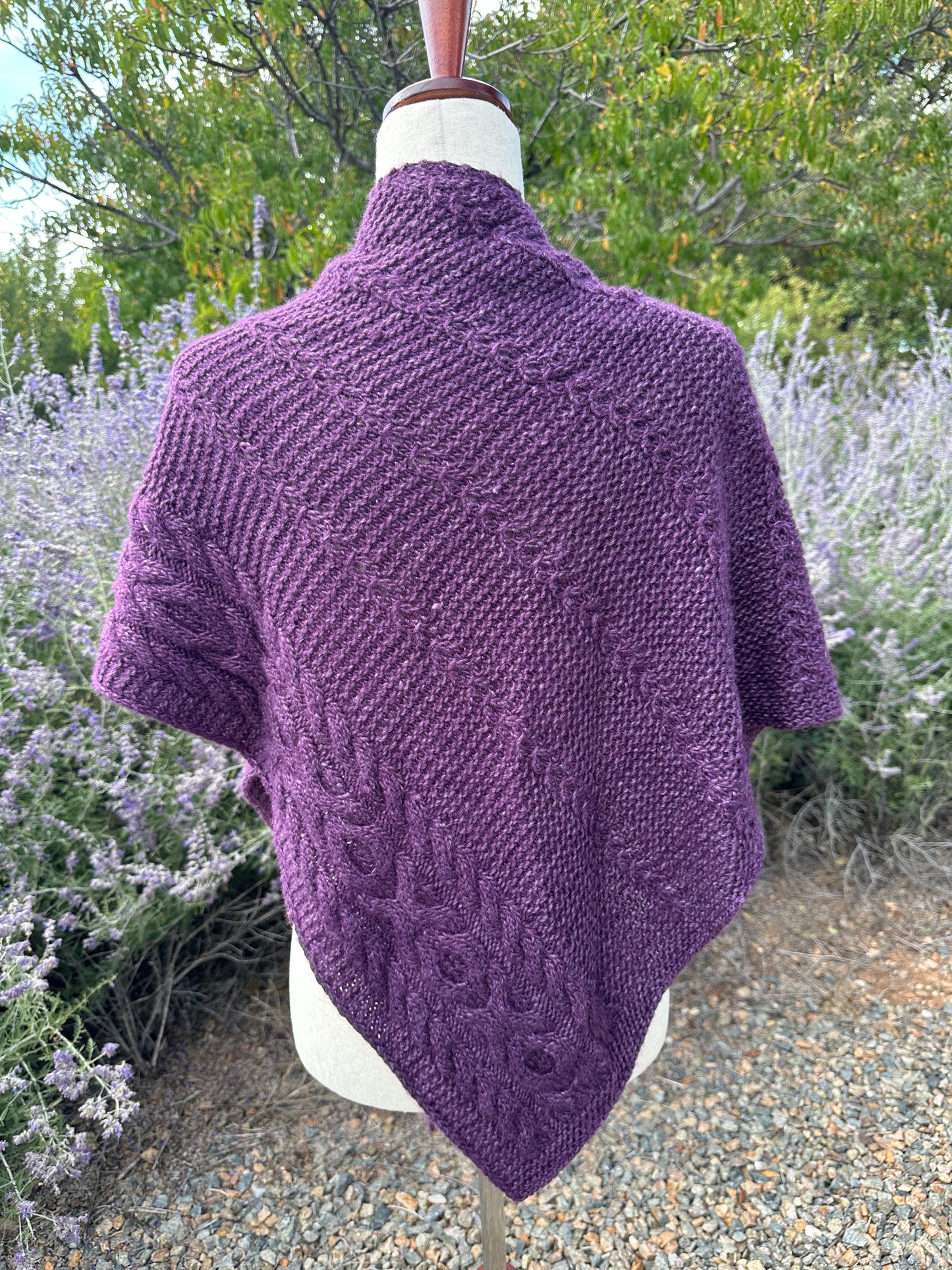 Scarf/Wrap/Shawl-purple XO