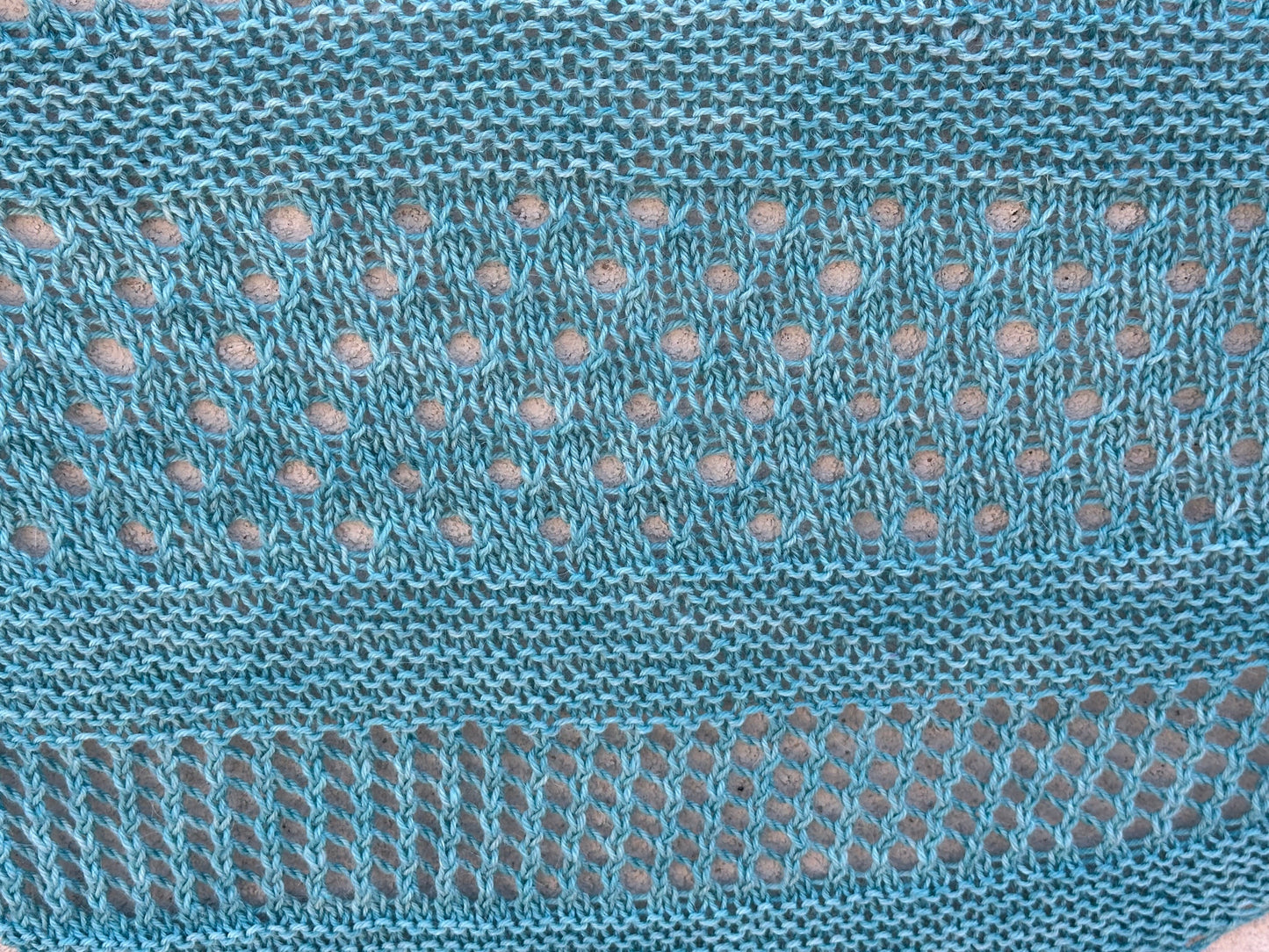 Shawl/Wrap/Lace Scarf in Turquoise