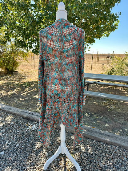 Lace Duster in Southwest