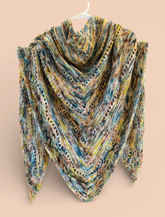 ‘Sea Glass’ Shawl/Wrap/Lace Scarf